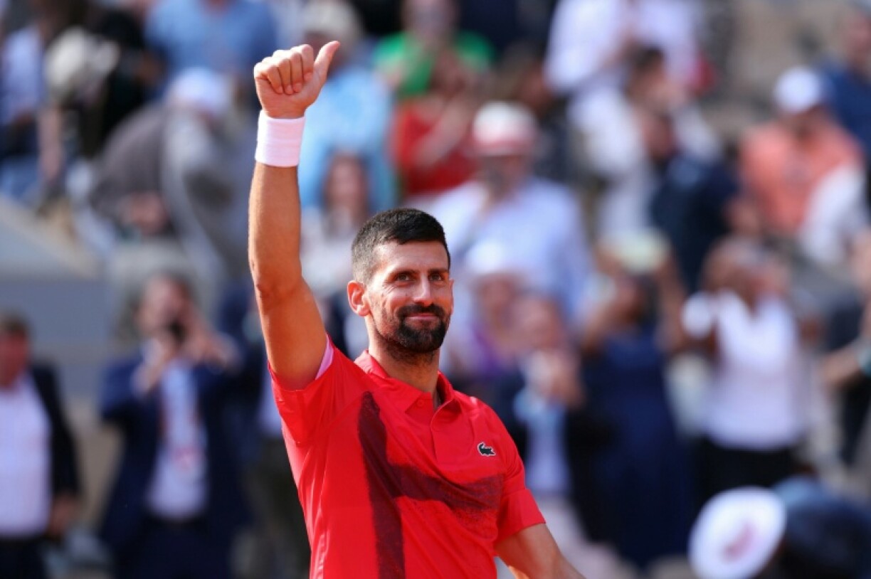 Novak Djokovic powered into his 19th French Open quarter-final
