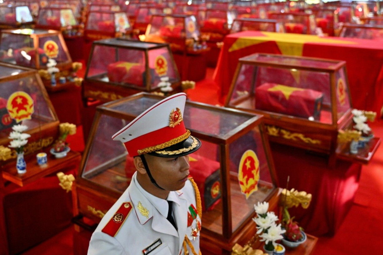 Vietnam mourns hundreds of war dead as it tries to identify the missing decades after wars