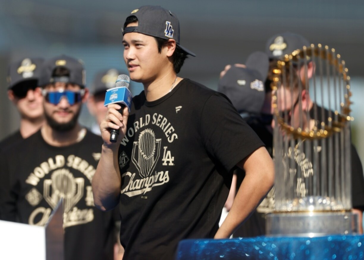 Shohei Ohtani of the Los Angeles Dodgers is the National League's MVP