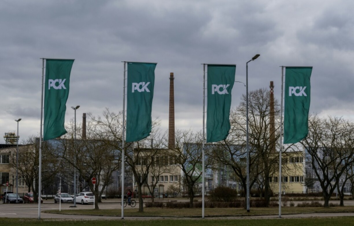 The PCK oil refinery in the German town of Schwedt employs around 1,200 people