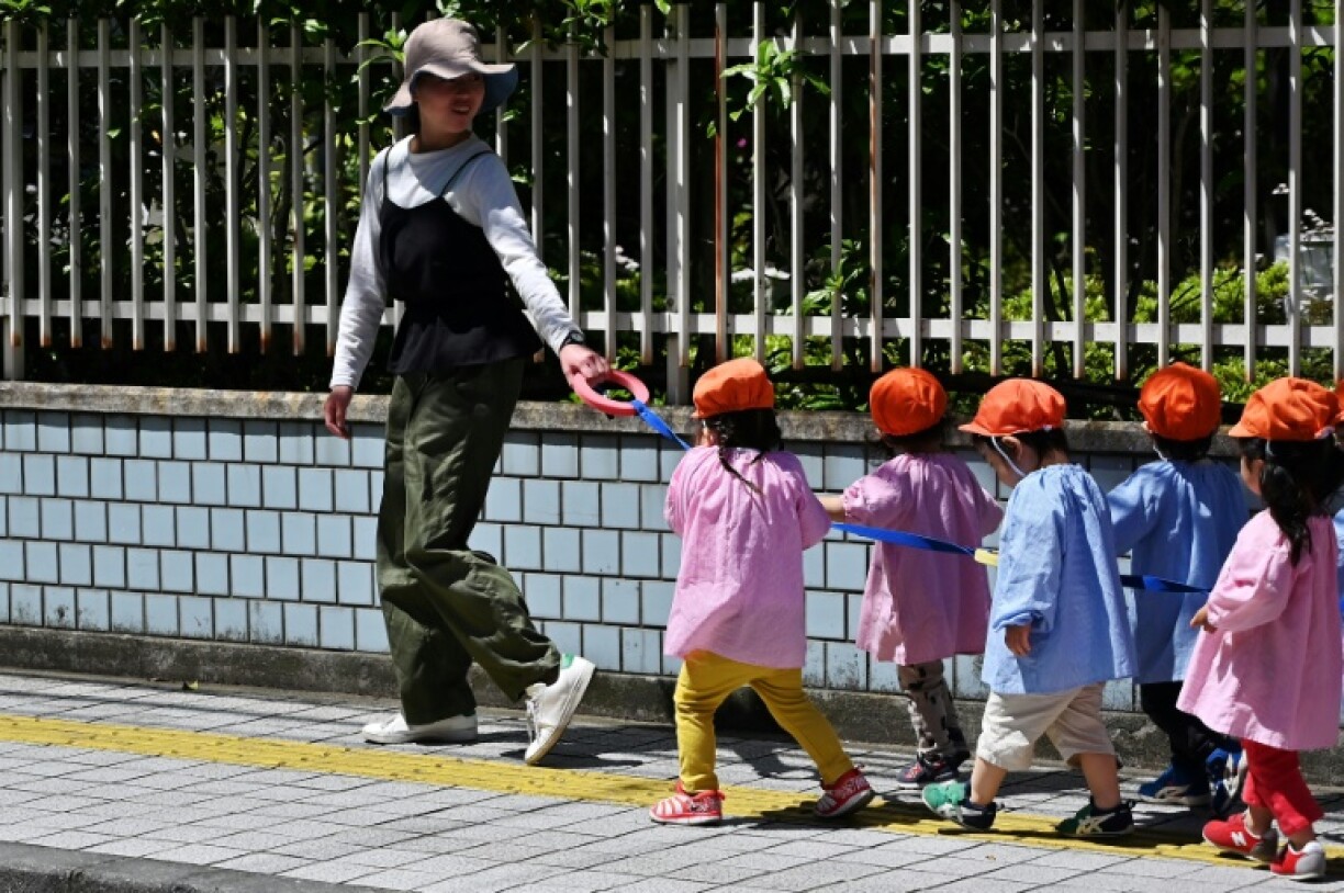 Public day care is currently available to working parents in Japan, but the national government is planning to widen access to all households