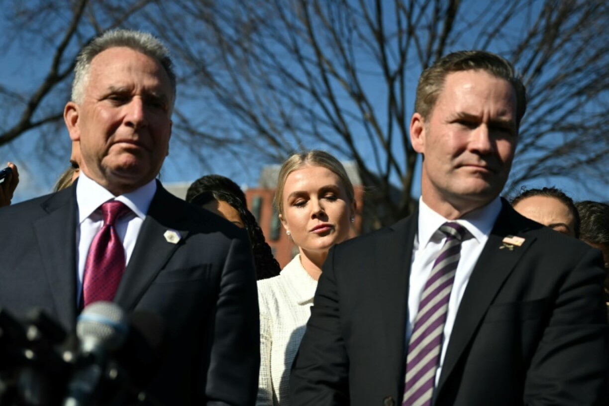 US Special Envoy to the Middle East Steve Witkoff (left) and National Security Advisor Mike Waltz (R) are working on the Iran dossier