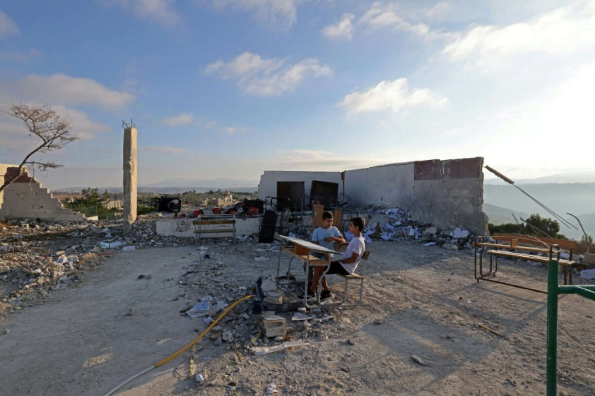 The students come from areas heavily hit by Israeli attacks and most were displaced during the war, with some returning to find their homes damaged or destroyed
