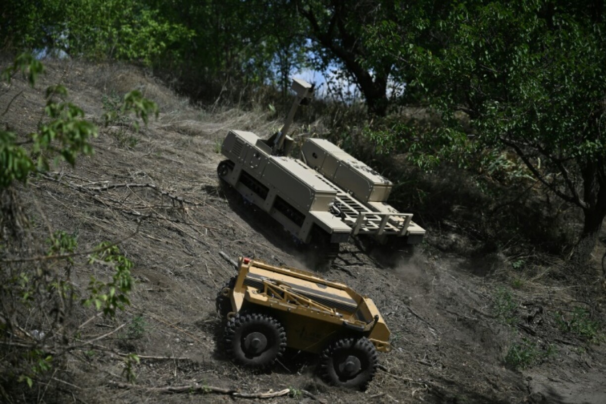 The robots are slow, which means Russian drones can easily locate and target them