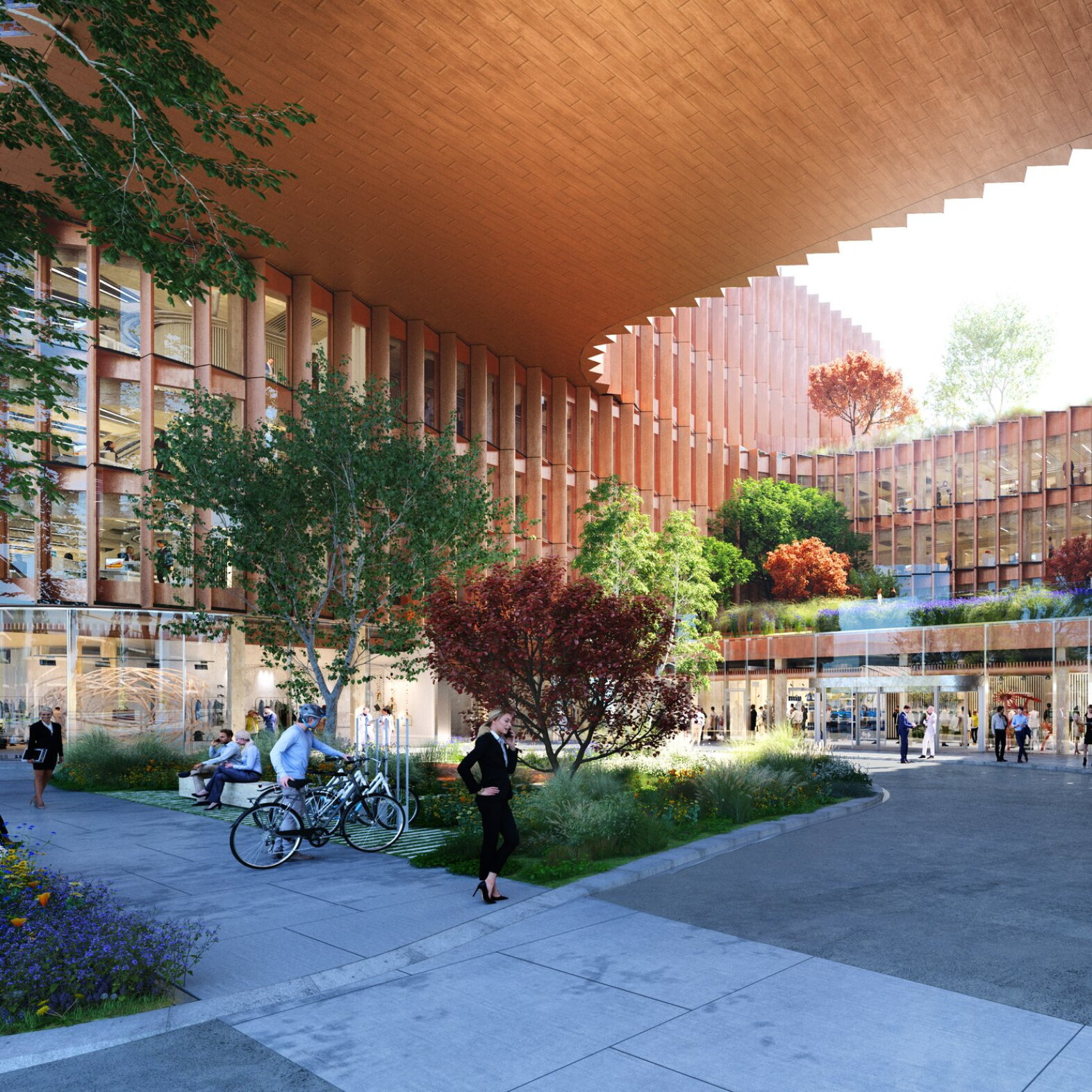 Visualize Complex Roots 'Skypark Business Center': Hotel complex nears completion ahead of ...