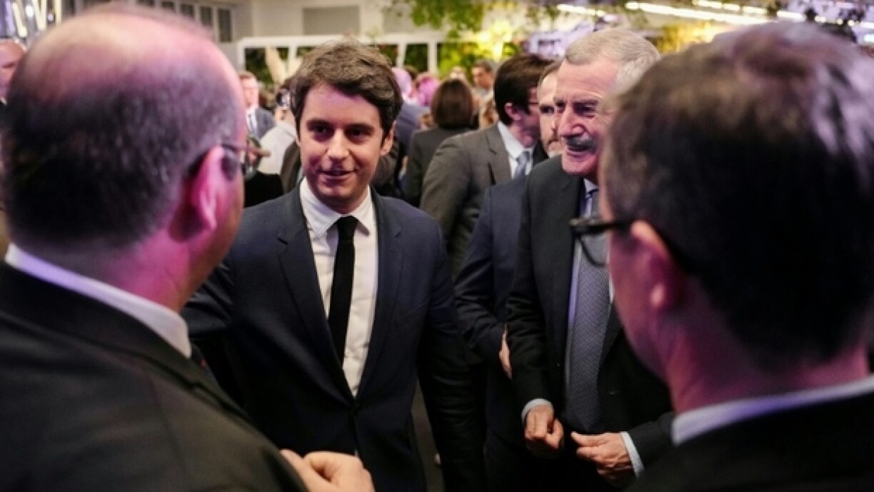 Le Premier ministre Gabriel Attal au Salon de l'agriculture, le 25 février 2024 à Paris