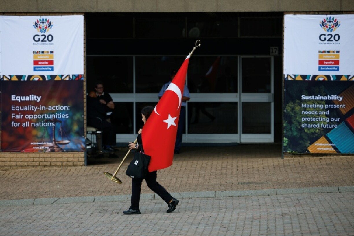 It is the first time the G20 meeting is being held in Africa