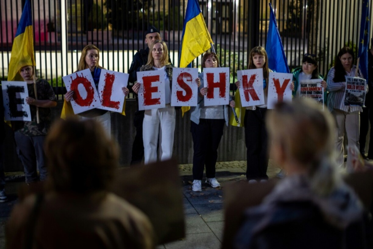 The war-ravaged city of Oleshky in Ukraine's southern Kherson region has been caught in the crosshairs of fighting