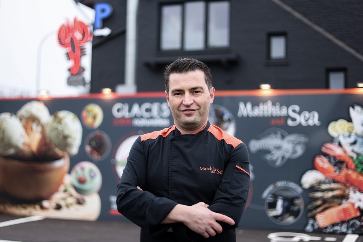 Mattia Collu, chef du restaurant gastronomique