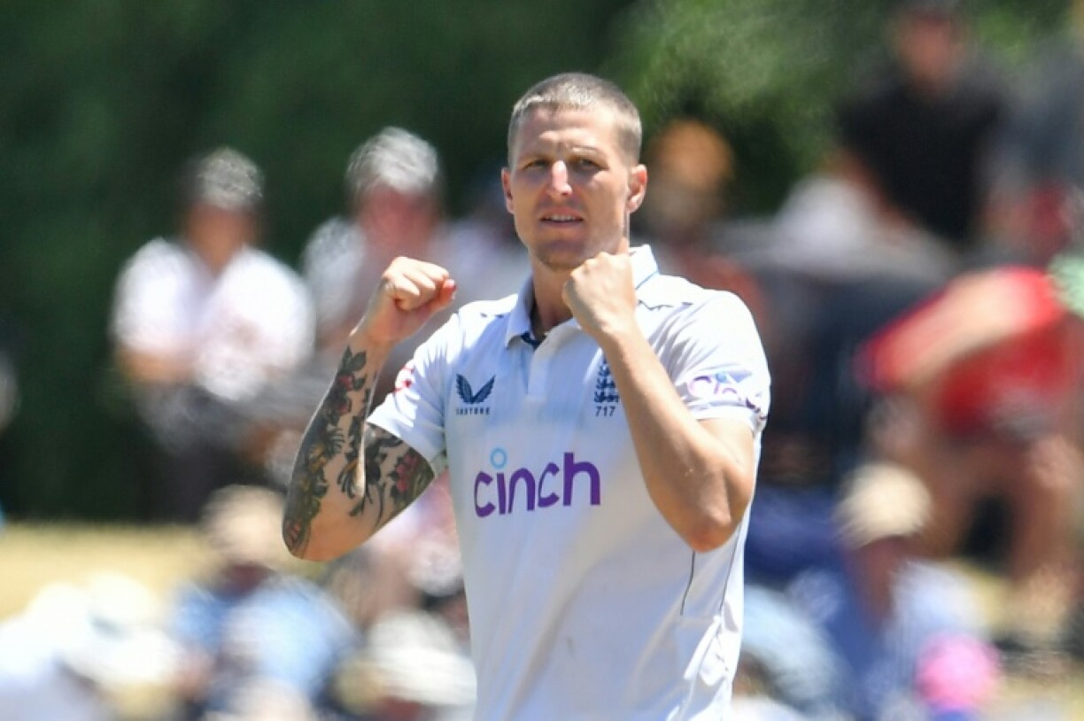 England's Brydon Carse took 10 wickets in the first Test against New Zealand
