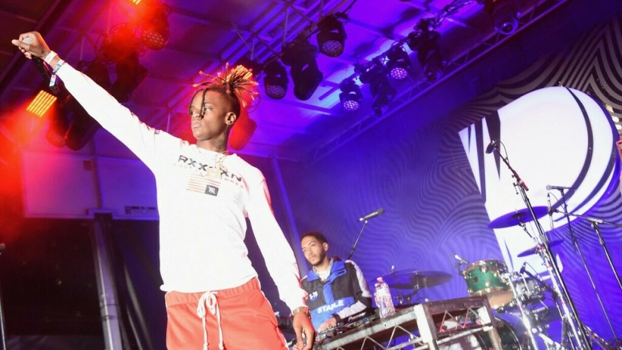 JayDaYoungan lors d'un concert en 2018