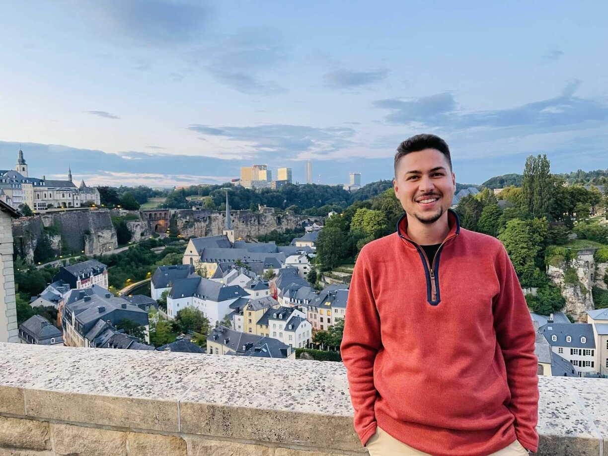 Bogdan, étudiant à l'Université du Luxembourg