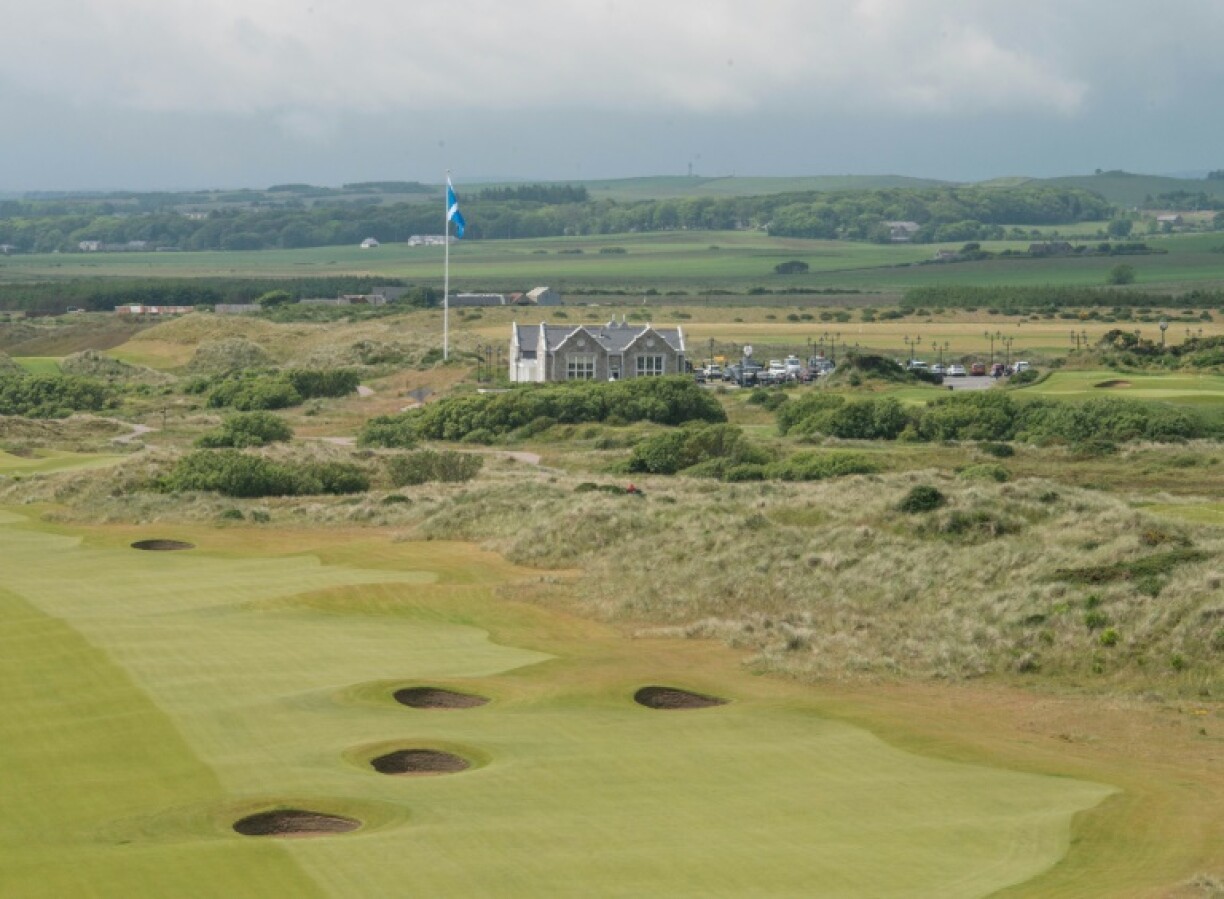 Donald Trump's International Golf Links course is north of Aberdeen on the east coast of Scotland