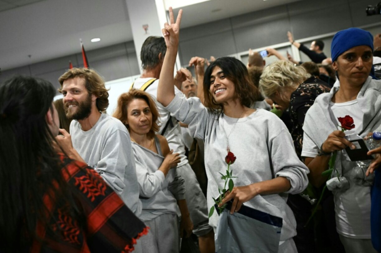 Rima Hassan said she was beaten by Israeli police