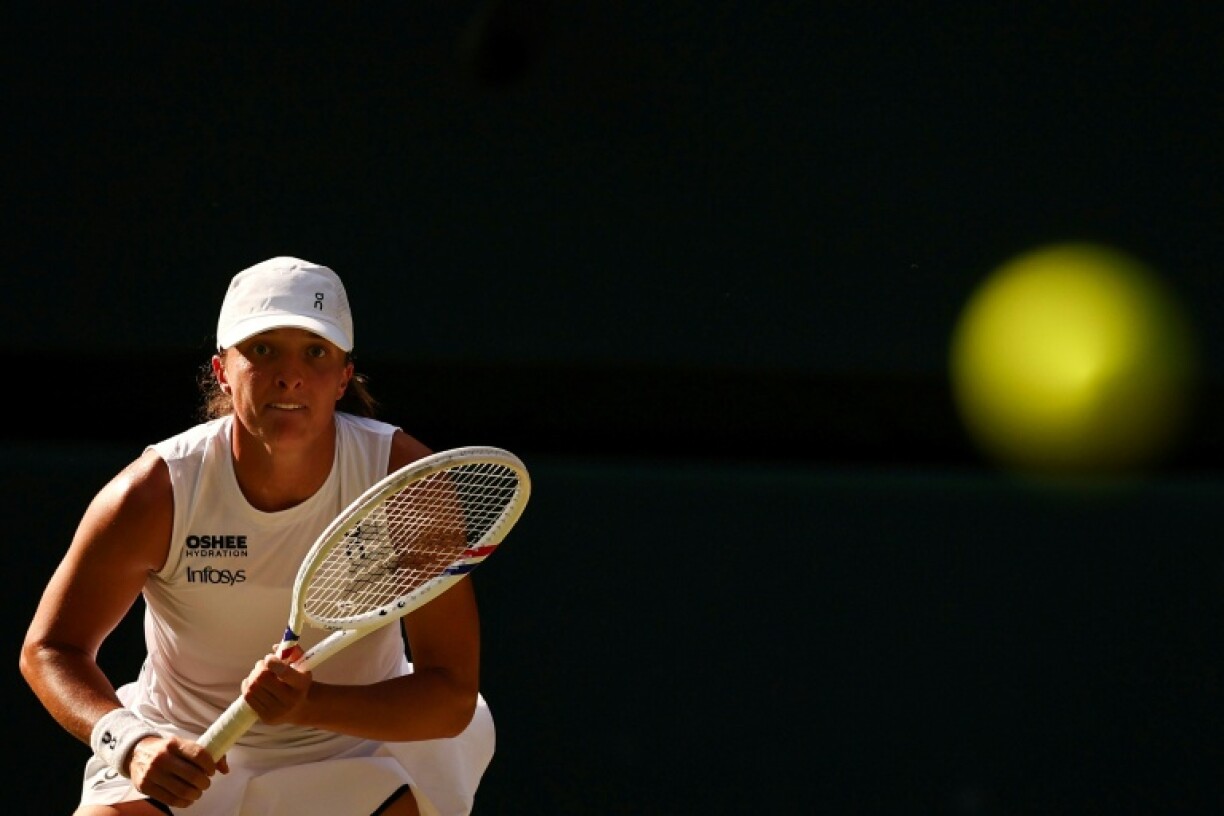 Iga Swiatek is preparing for her first Wimbledon final