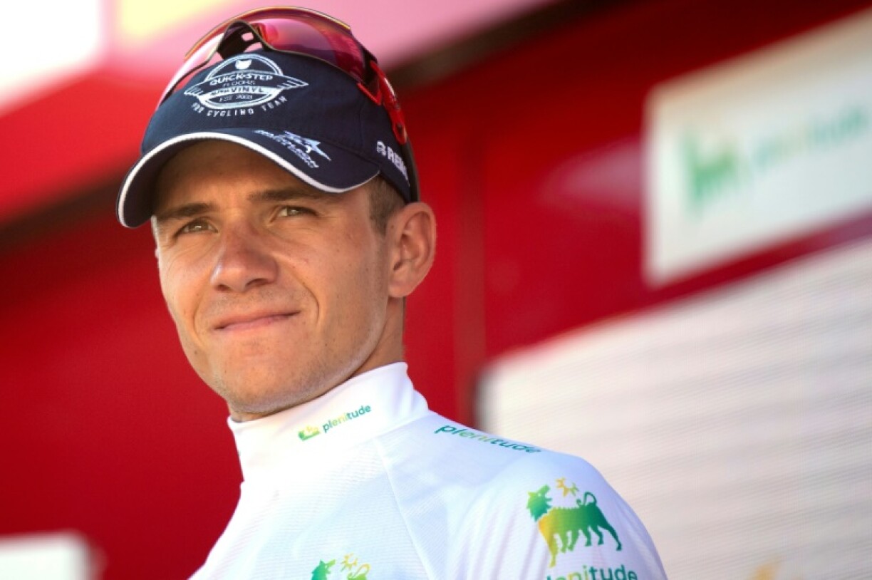 Le Belge Remco Evenepoel après la 13e étape de la Vuelta, le 2 septembre 2022 à Montilla