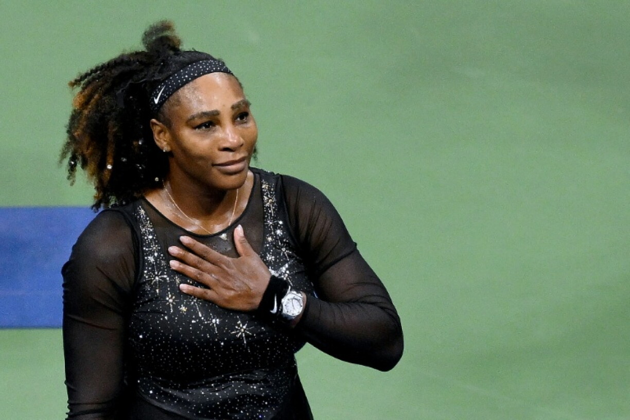 L'Américaine Serena Williams lors de l'US Open 2022, le 2 septembre 2022 à New York