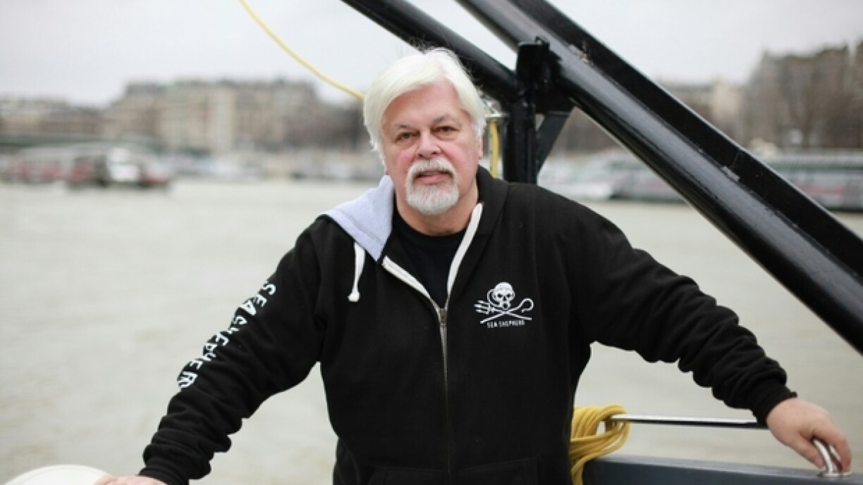 Paul Watson à Paris, le 15 janvier 2015