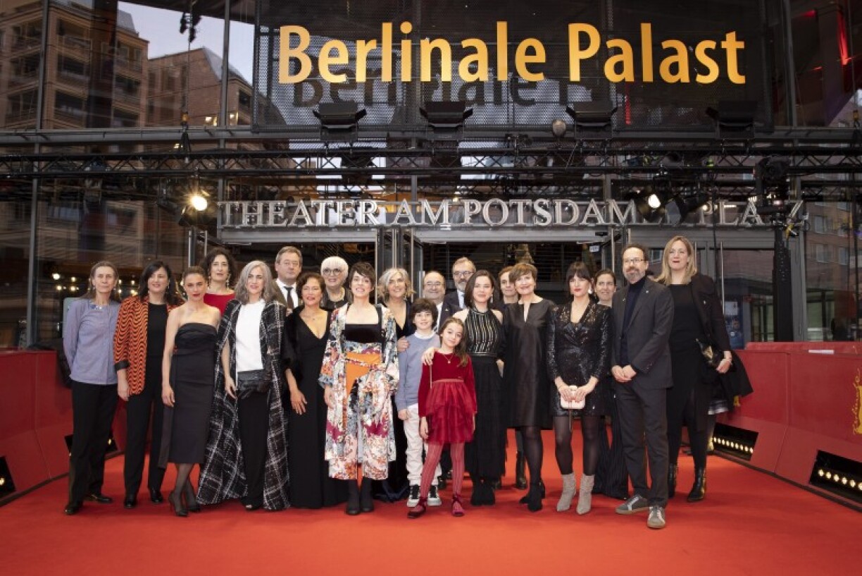 20.000 especies de abejas (20,000 Species of Bees): film team with Mariëtte Rissenbeek, Claudia Roth and Carlo Chatrian