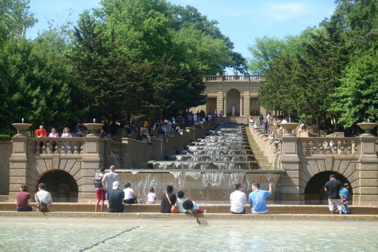 Malcolm X Park est l'un des lieux de rassemblement de la communauté afro-américaine de Washington, le 18 mai 2026