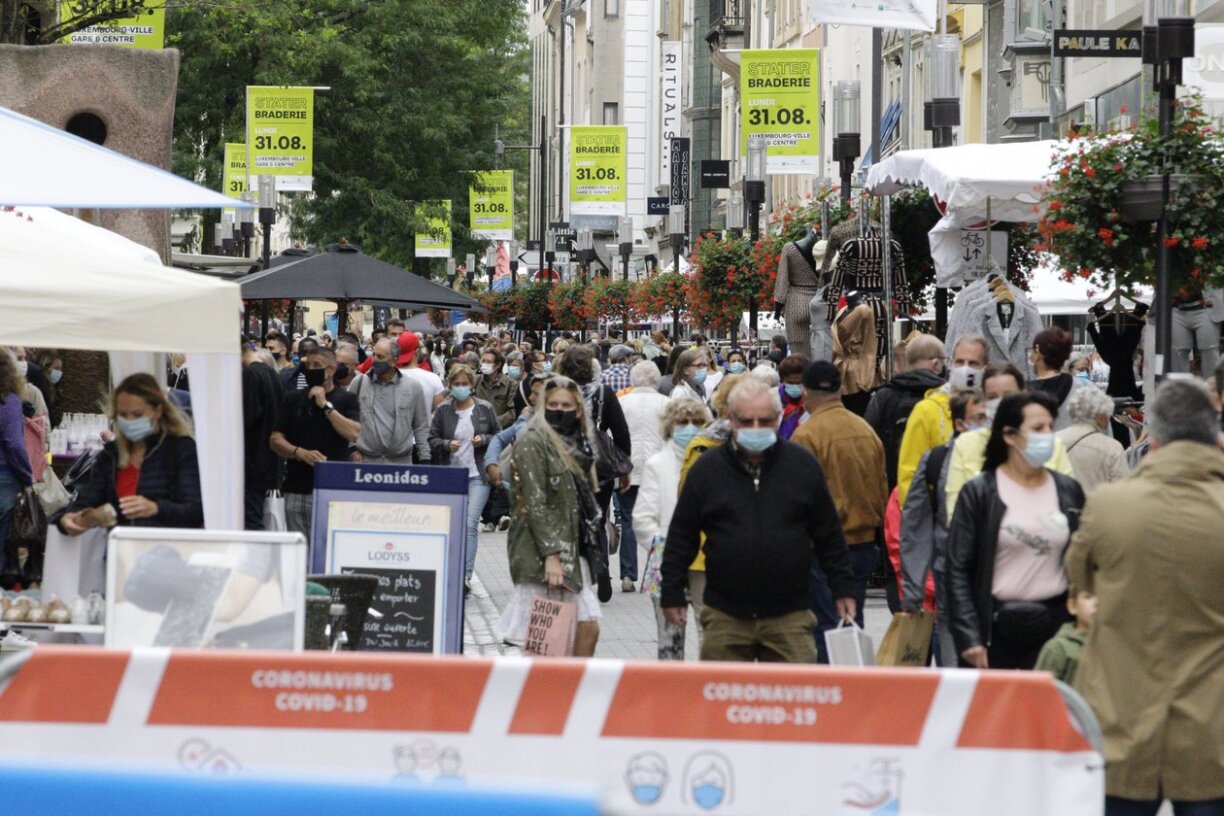 A picture of Braderie 2020.