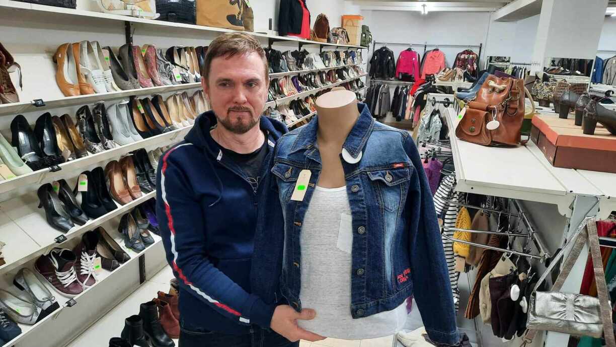 Michaël Lindner, patron de Trouvailles du côté de la gare: