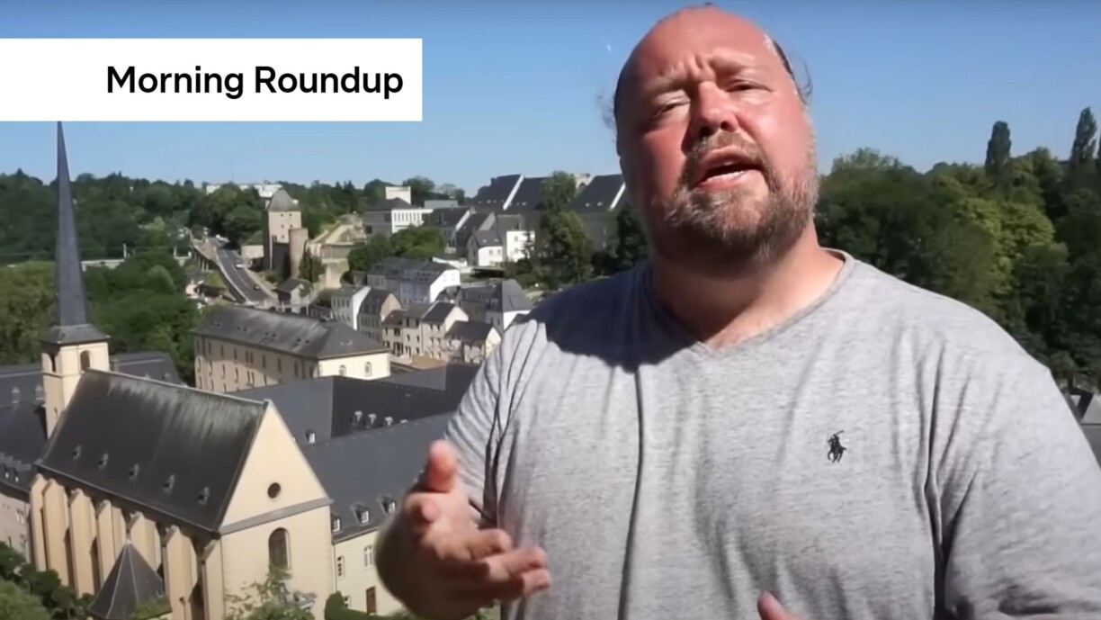 Screenshot from Mark Wolters's video, Luxembourg - The Don'ts of Luxembourg