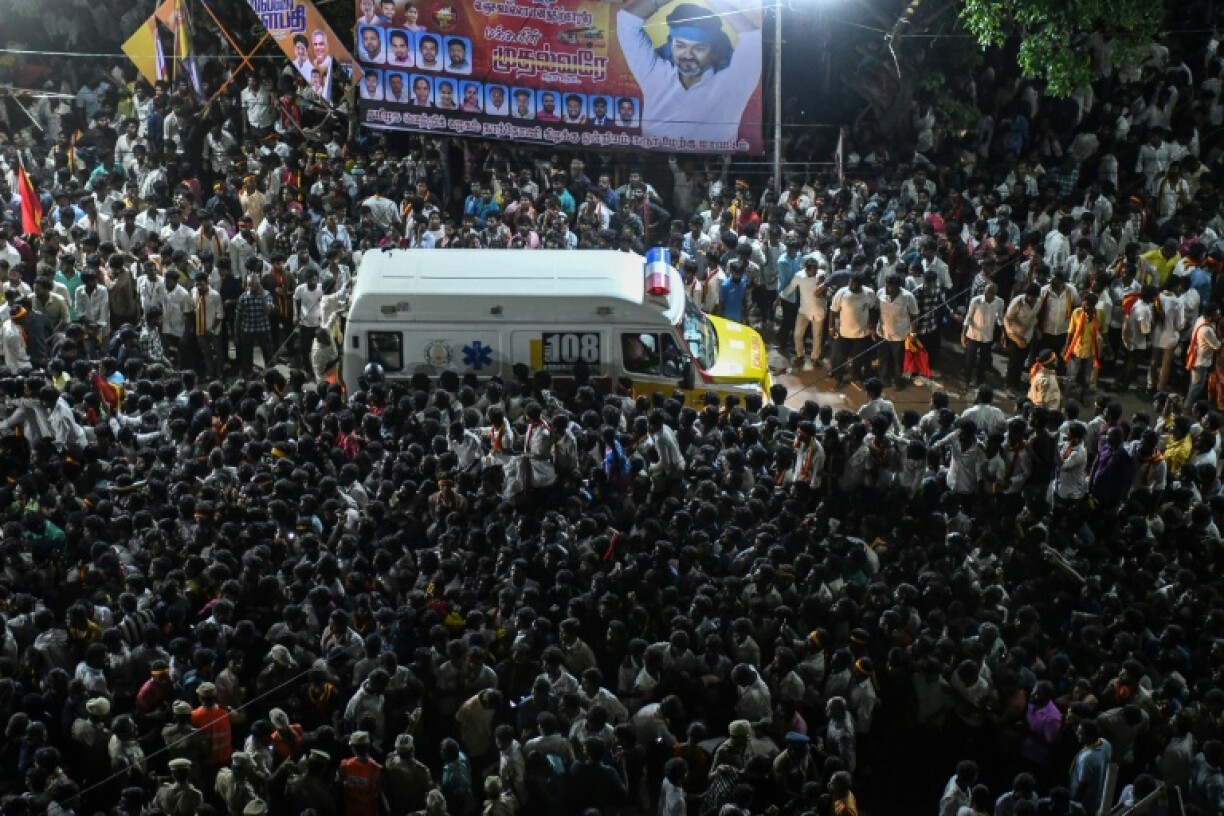 Survivors told Indian media that panic spread at a political rally for actor-turned-politician Vijay when people who had climbed into a tree fell on the crowd. At least 40 people were killed in the subsequent stampede in Tamil Nadu state