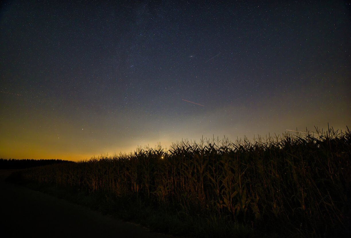 Meteor shower in Wincrange