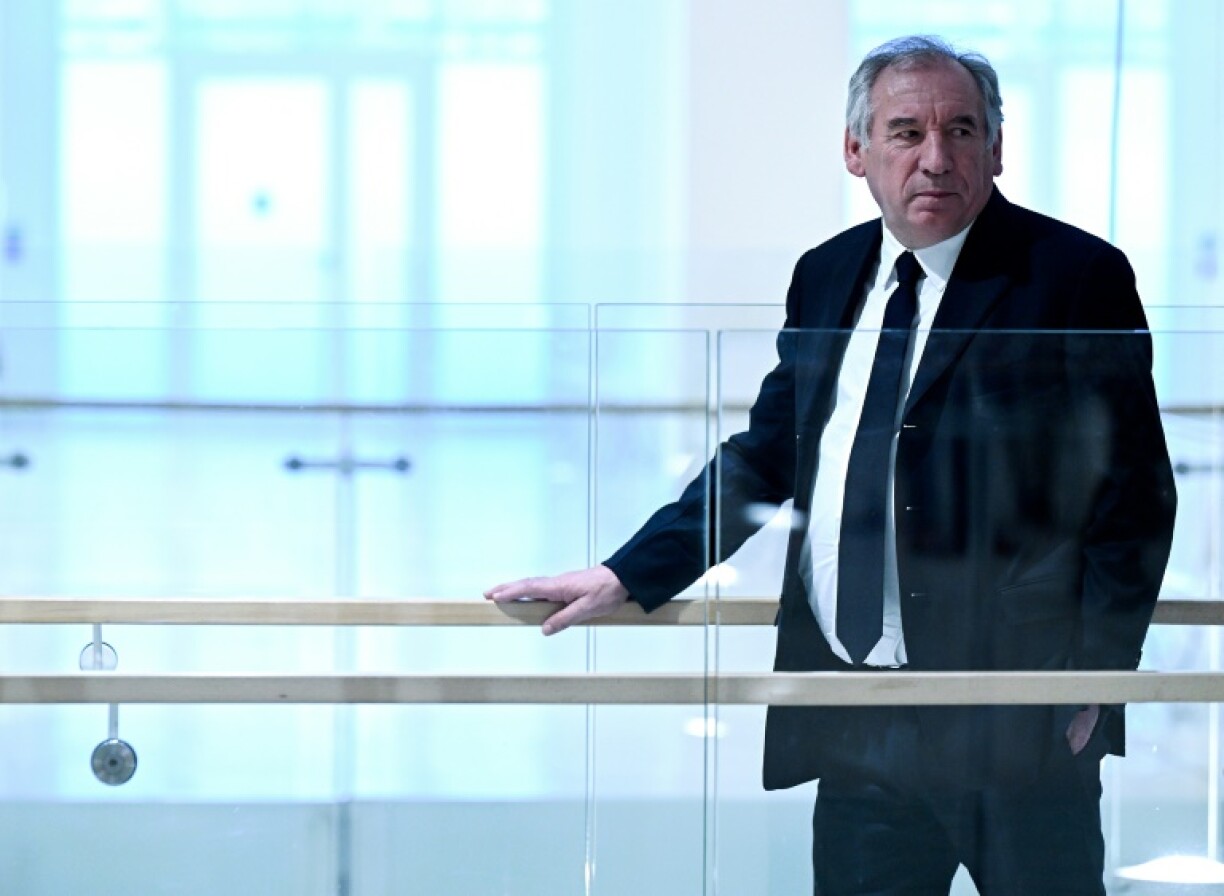 Le président du MoDem, François Bayrou, au Tribunal judiciaire des Batignolles, le 5 février 2024 à Paris