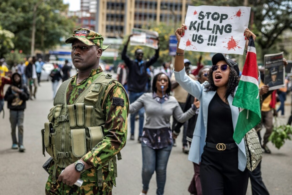 Protesters have been calling for an end to police violence
