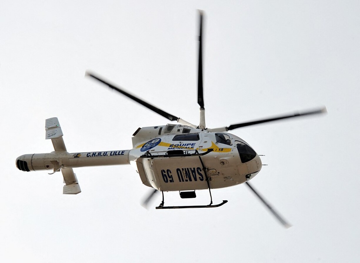 Le blessé a été transporté par hélicoptère jusqu'à Nancy, hélas sans pouvoir le sauver.