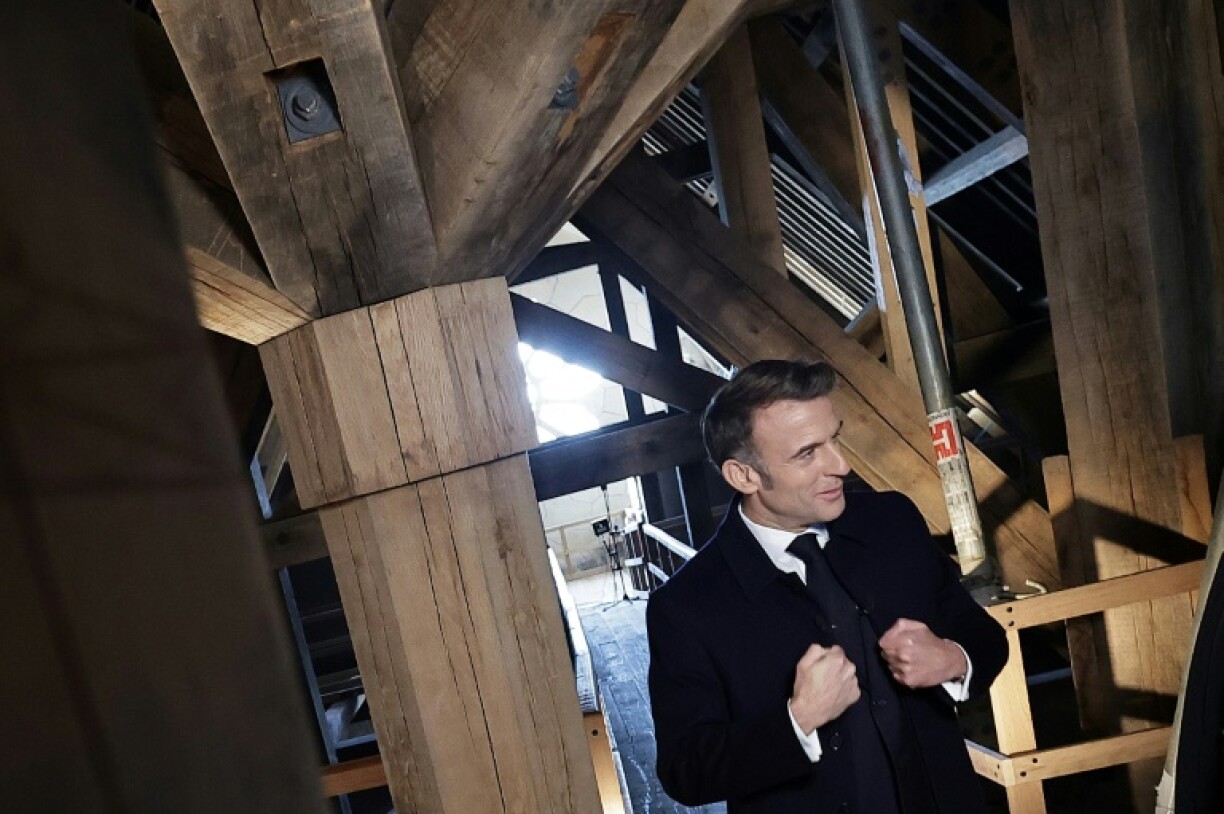 Emmanuel Macron is due to launch the reopening of Notre Dame by giving an address outside the cathedral before its doors are officially swung open by the clergy