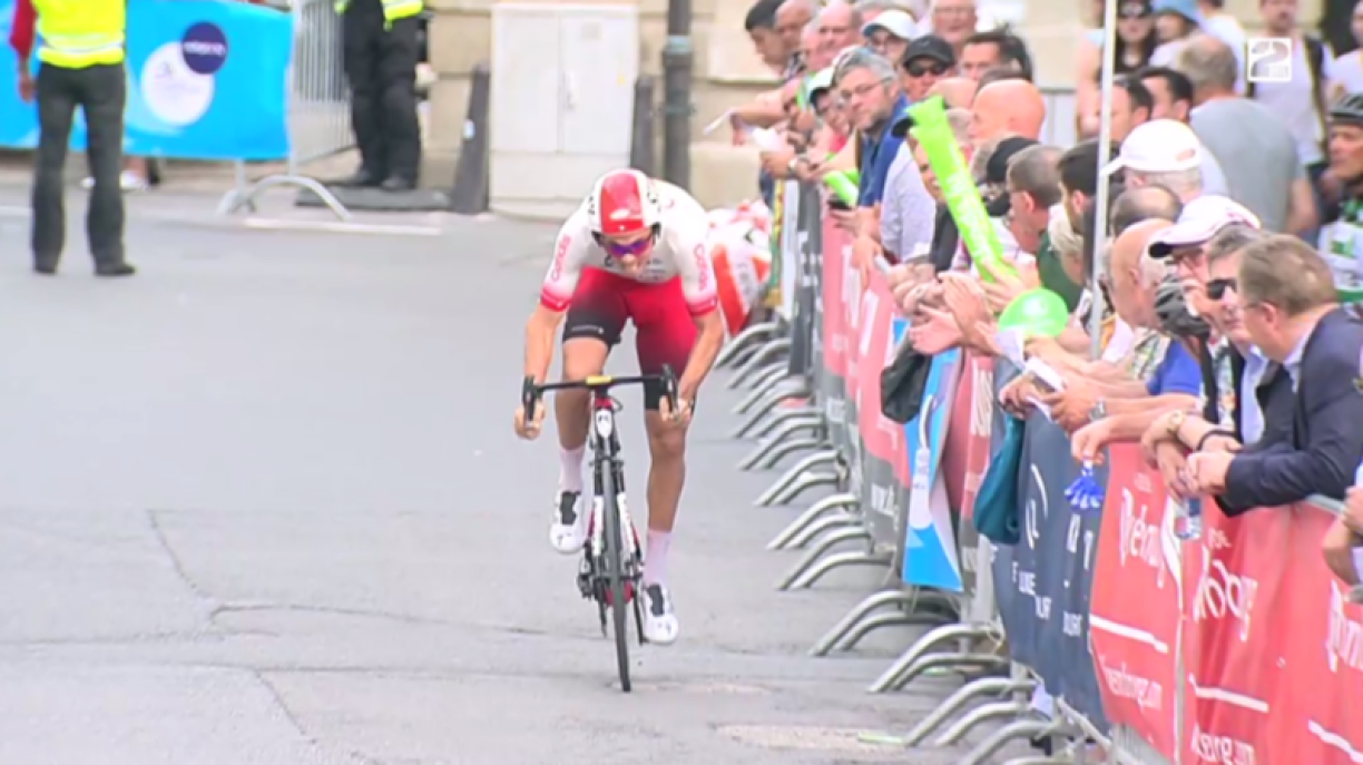 Time trial winner Christophe Laporte