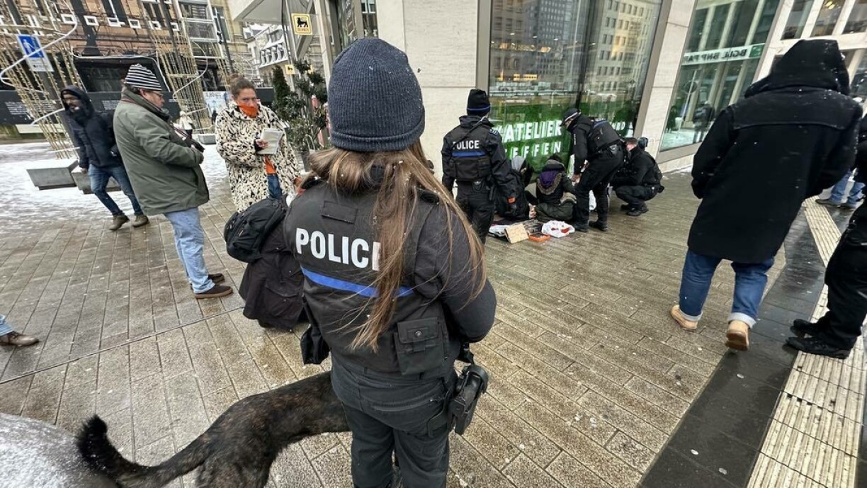 Contrôles de mendicité à Luxembourg le 15 janvier 2024