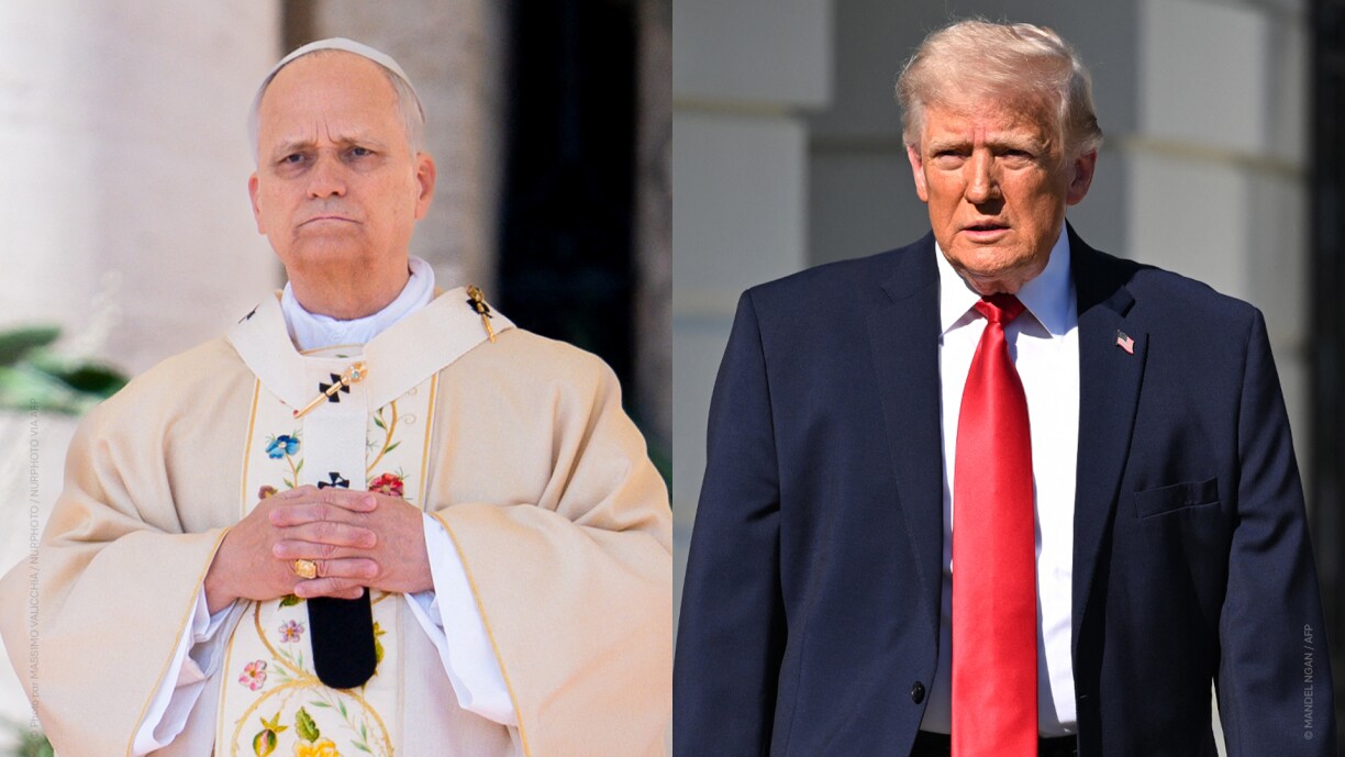 De Poopst Leo XIV. an den US-President Donald Trump.