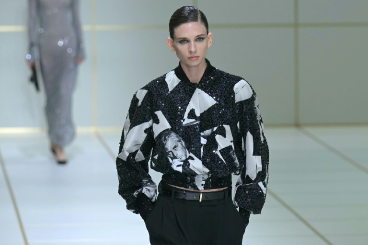 One of the designs carried multiple images of the late fashion icon