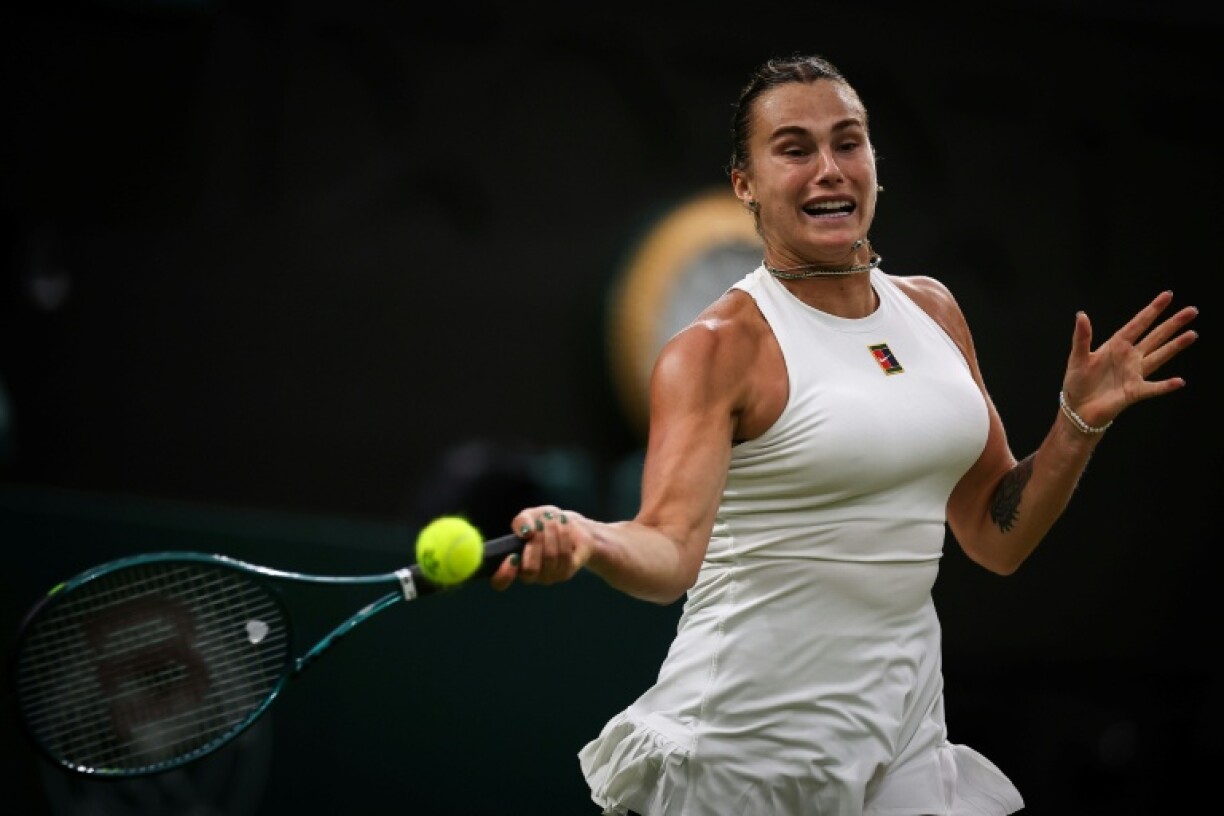 Aryna Sabalenka is chasing a first Wimbledon title
