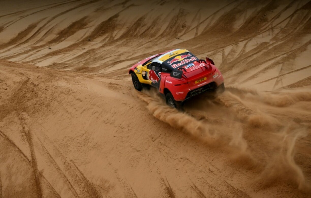 Sébastien Loeb lors de la 8e étape du Dakar, entre Al-Duwadimi et Ryad, le 8 janvier 2023