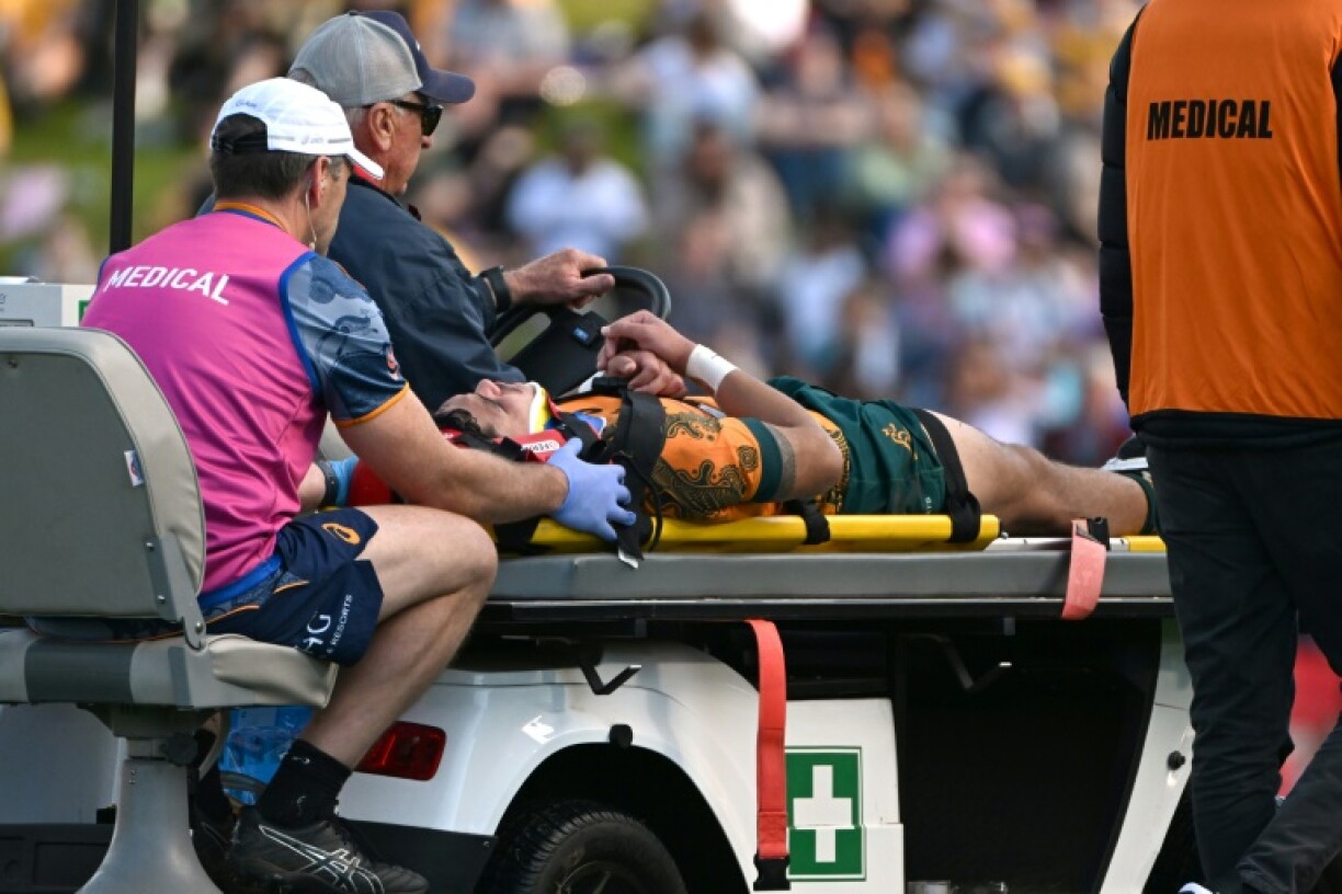 Australia playmaker Noah Lolesio has had surgery for a neck injury
