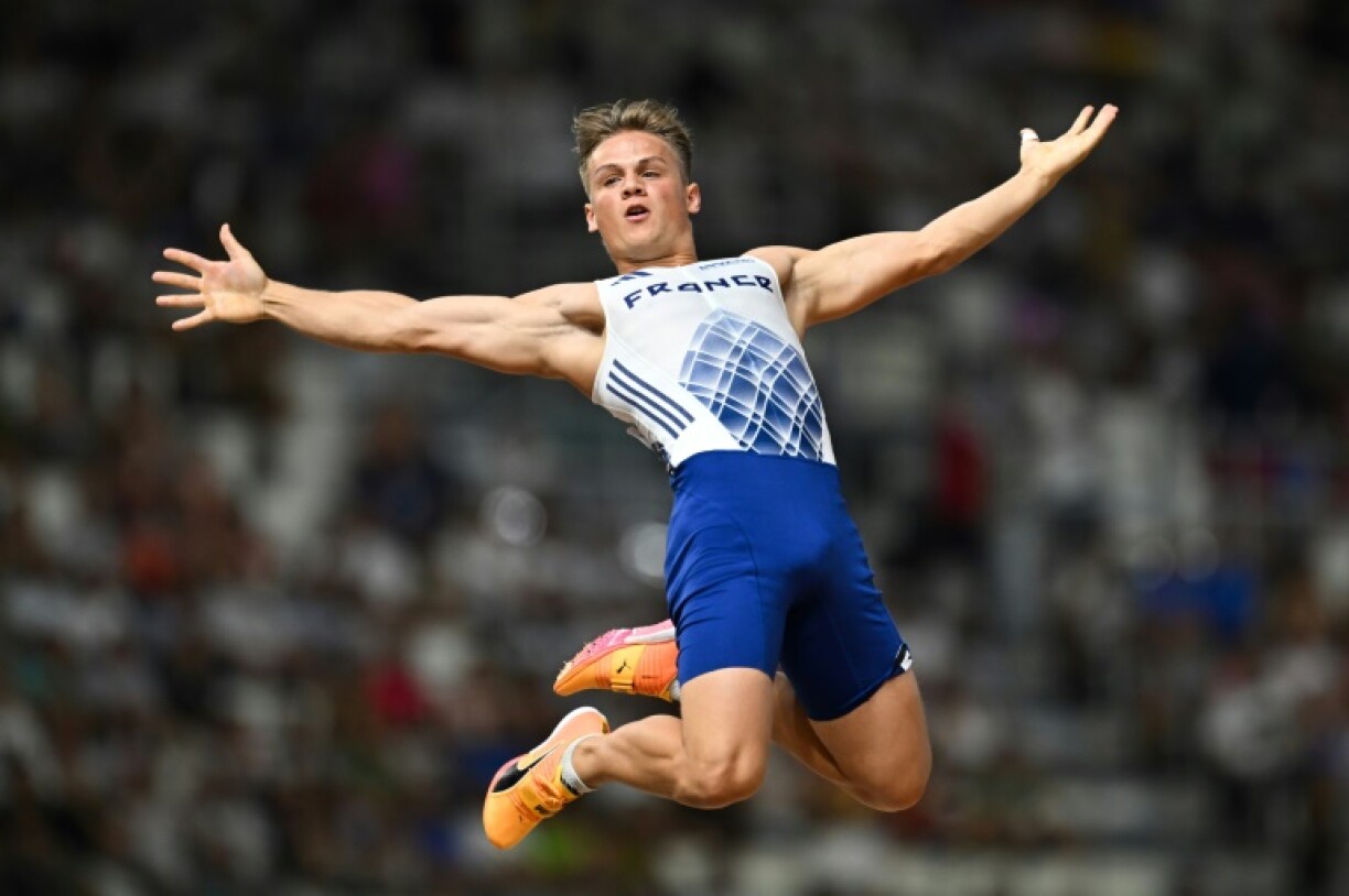 Le perchiste français Thibaut Collet les mondiaux d'athlétisme, le 26 août 2023 à Budapest