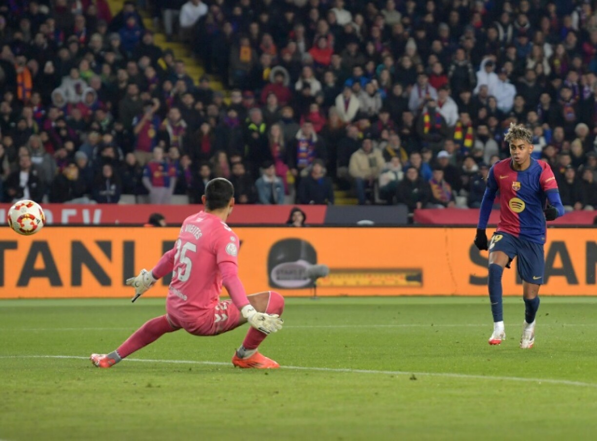 Barcelona forward Lamine Yamal was electric as his team thrashed Real Betis to reach the Copa del Rey quarter-finals