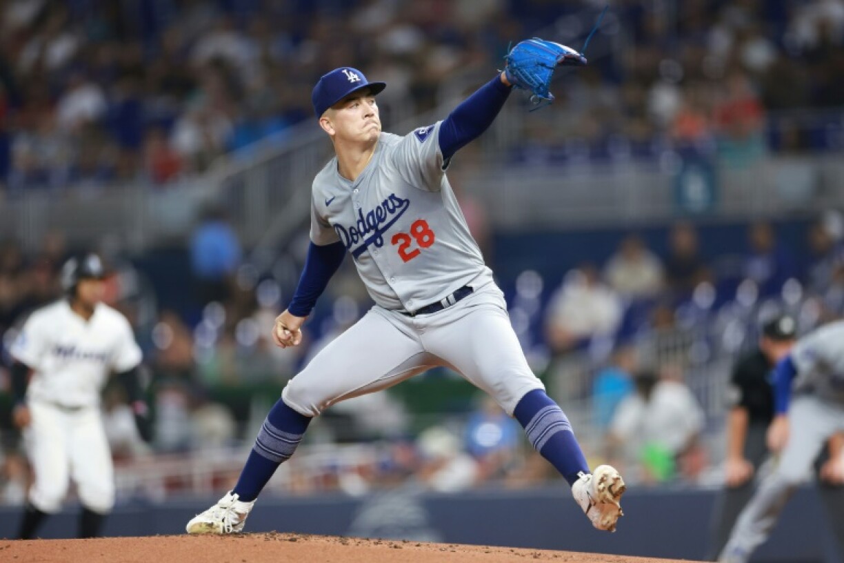 Los Angeles Dodgers pitcher Bobby Miller was placed in the concussion protocol after being hit in the head by a line drive