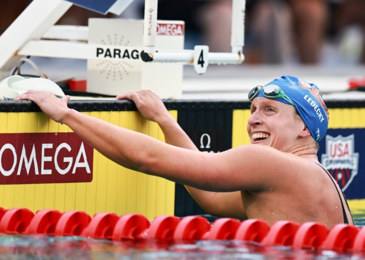 Katie Ledecky, coming off a world-record swim in the 800-meter freestyle in May, won the US crown in the event at the 2025 US Swim Championships in Indianapolis
