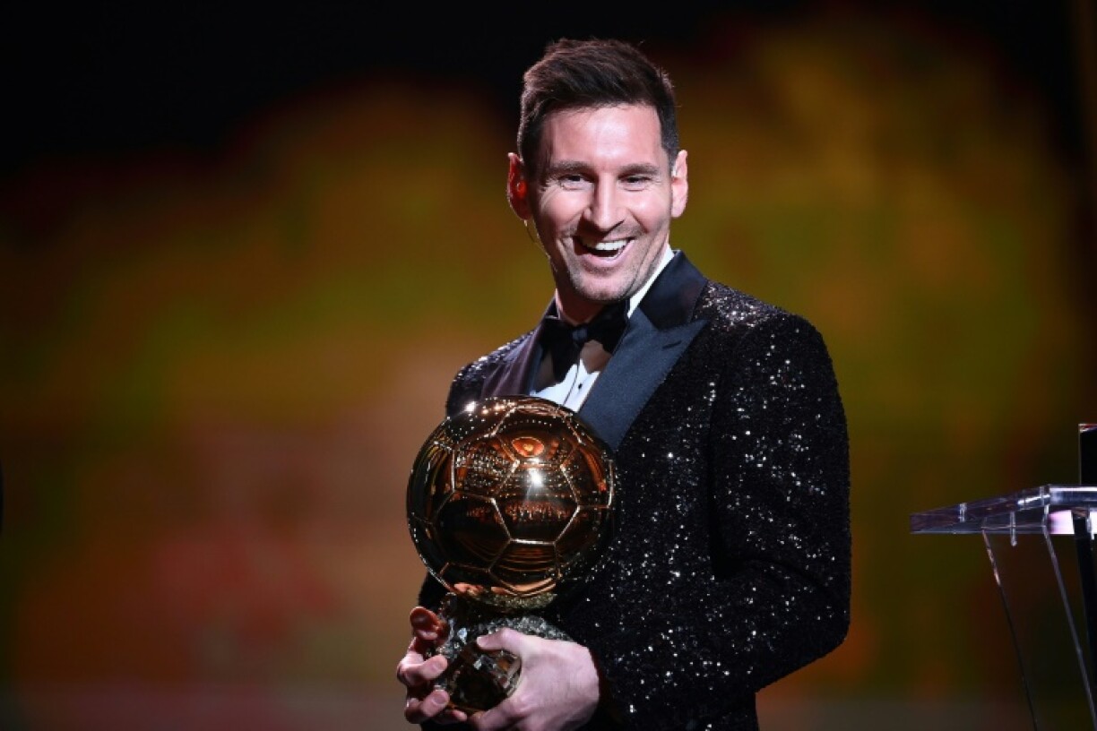 Un septième Ballon d'Or pour Lionel Messi distingué au Théâtre du Châtelet à Paris, le 29 novembre 2021