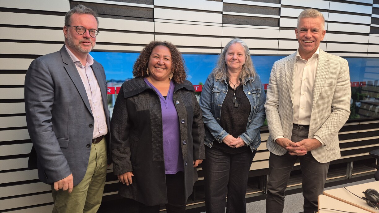 Georges Ternes, Nicole Ikuku, Denise Richard and Fernand Schaber