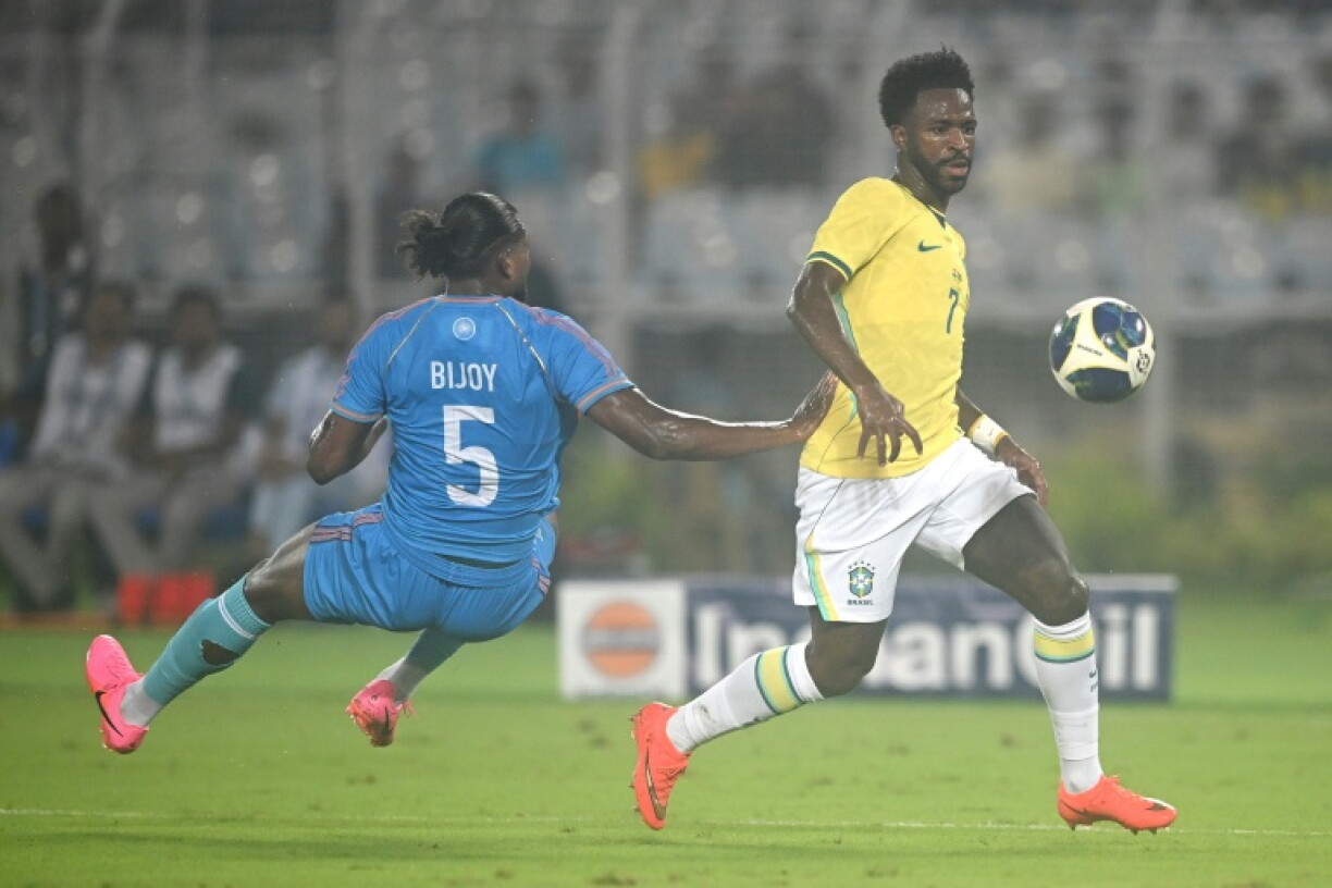 Brazil and India had never played before Saturday's friendly in Kolkota