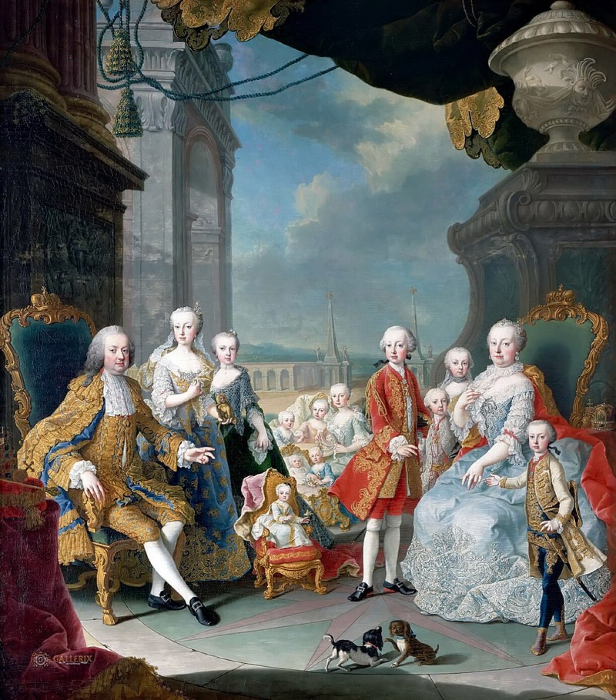 The reign of Maria Theresa (1740-1780) is sometimes called the Golden Age of Luxembourg. She had 16 children, two of whom would become Dukes of Luxembourg.
