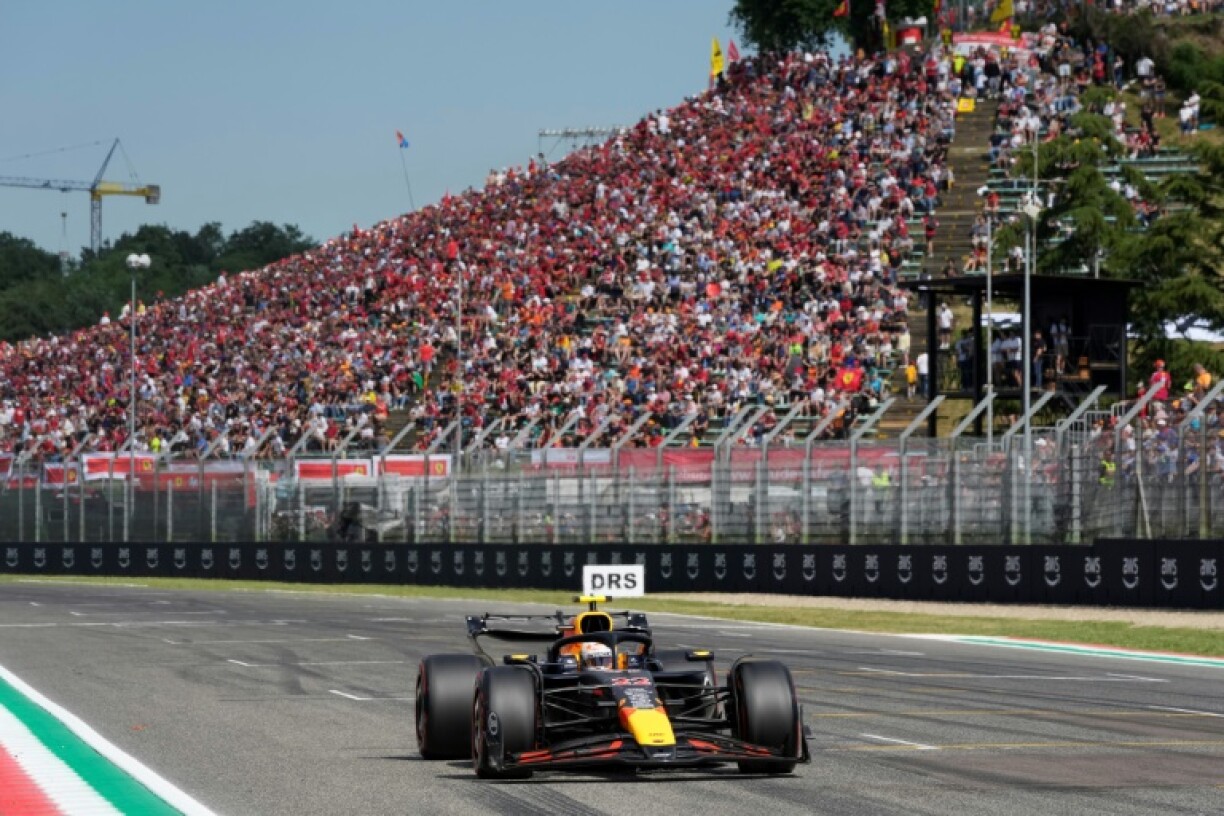 Red Bull Racing's Japanese driver Yuki Tsunoda survived a high-speed crash in qualifying for the Emilia Romagna Formula One Grand Prix at Imola