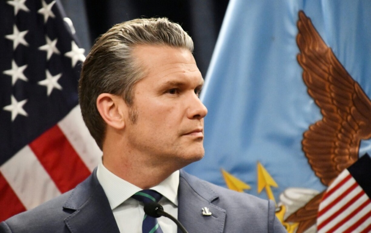 Le ministre américain de la Défense Pete Hegseth, le 5 mars 2026 à la base aérienne MacDill Air de Tampa, en Floride
